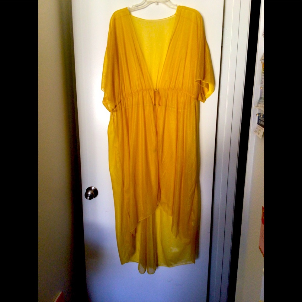 SHEER BEACH COVER UP☀️